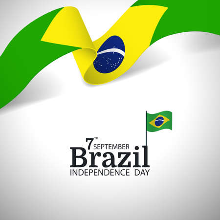Vector Illustration of Brazil Independence Day.のイラスト素材
