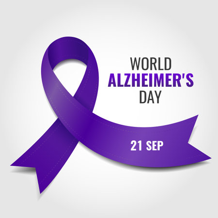 Vector Illustration of World Alzheimer's Dayのイラスト素材