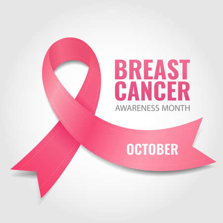 Vector Illustration of Breast Cancer.のイラスト素材