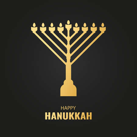 Vector illustration of Jewish holiday Hanukkahのイラスト素材