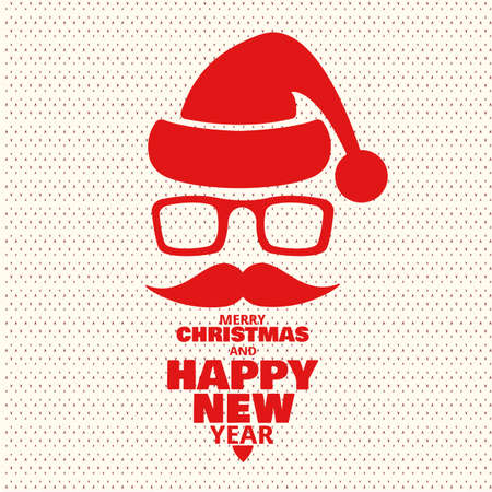 Vector illustration of Christmas and New Year. For a poster or banner and greeting card.のイラスト素材