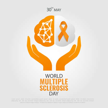 Vector Illustration of World Multiple Sclerosis Dayのイラスト素材