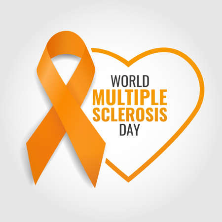 Vector Illustration of World Multiple Sclerosis Day.のイラスト素材