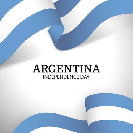 Vector Illustration of Independence Day of Argentina.のイラスト素材
