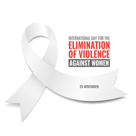 Vector Illustration of International Day for the Elimination of Violence against Womenのイラスト素材