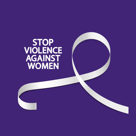 Vector Illustration of International Day for the Elimination of Violence against Womenのイラスト素材