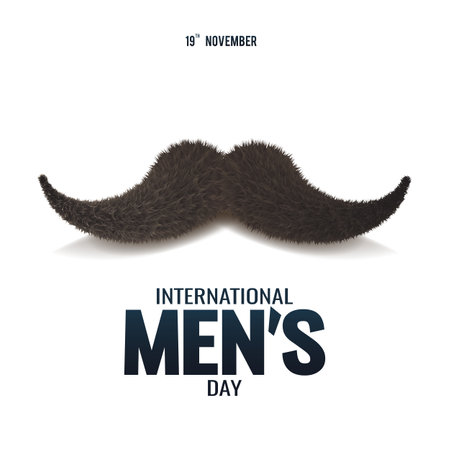 Vector illustration of International Men's Day.のイラスト素材