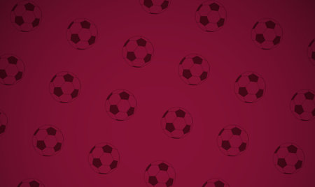 Vector illustration of soccer game. Use as advertising, invitation, banner, posterのイラスト素材