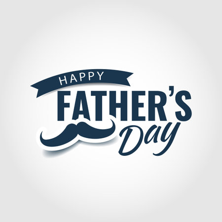 Vector Illustration of Father's dayのイラスト素材