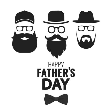 Vector Illustration of Father's dayのイラスト素材