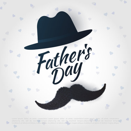 Vector Illustration of Father's dayのイラスト素材