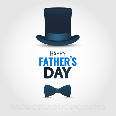 Vector Illustration of Father's dayのイラスト素材