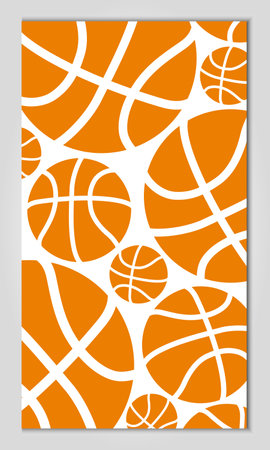 Basketball background. vector illustration.のイラスト素材