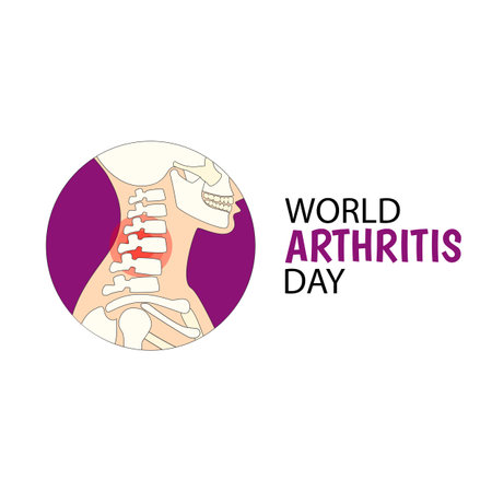 Vector Illustration of World Arthritis Dayのイラスト素材