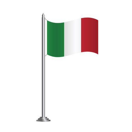 Flag of Italy. Vector Illustration.のイラスト素材