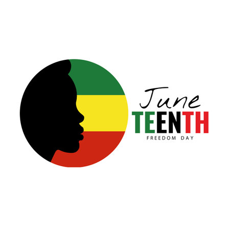Juneteenth Freedom Day. Celebration banner. Vector Illustration.のイラスト素材