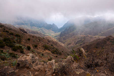 Mountain landscapes of the island of Tenerife.の写真素材