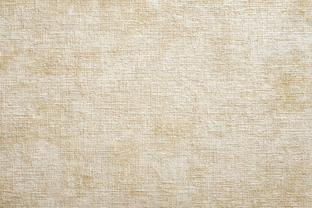 Close up detail of beige canvas texture background. High resolution photo.の素材