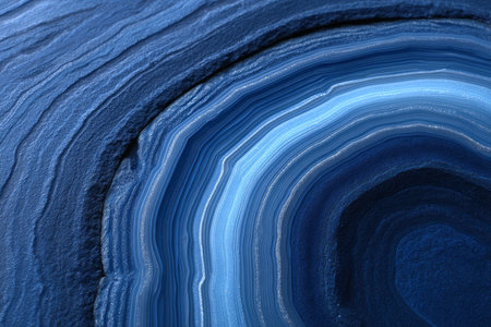 Blue agate mineral texture as very nice natural background with copy spaceの素材