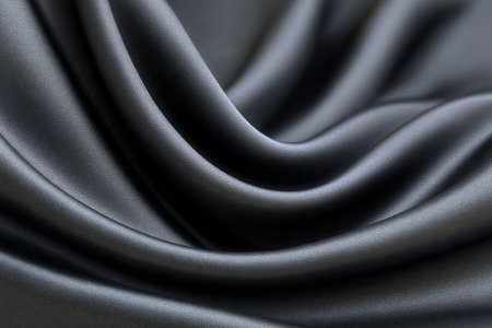 Smooth elegant grey silk or satin texture can use as abstract background. Luxurious background designの素材