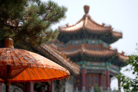 The Forbidden City is a palace complex located in the city of Beijing, China.の素材