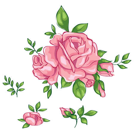 Roses Vintageのイラスト素材