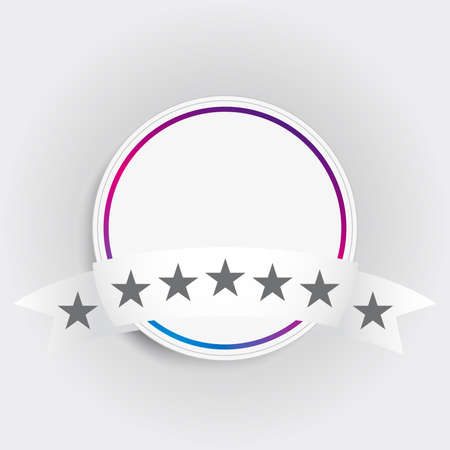 Minimal Design Blank Lableのイラスト素材