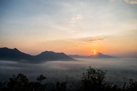 morning sunの写真素材