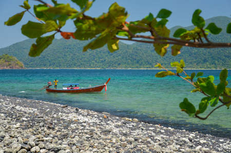 Koh Hin Ngam (Stone island), Lipe island, Thailandのeditorial素材
