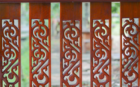 Thai Wood Carvingの写真素材