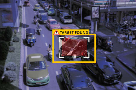 Machine Learning and AI to Identify Objects technology, Artificial intelligence concept. Image...