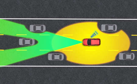 Smart car, Autopilot, self-driving mode vehicle with Radar signal system and and wireless communication, Autonomous car Smart car, Autopilot, self-driving mode vehicle with Radar signal system and and wireless communication, Autonomous car