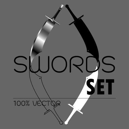 vector of sword , realistic stlye.のイラスト素材