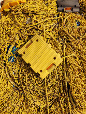 Plastic or Nylon safety ropes, ladders, fishing nets, with speed breaker.