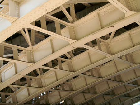 Scenery underneath a bridge
