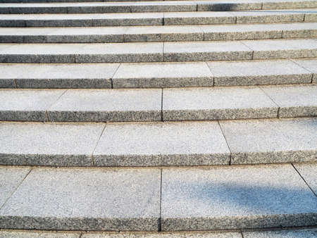 A slightly curved staircaseの写真素材