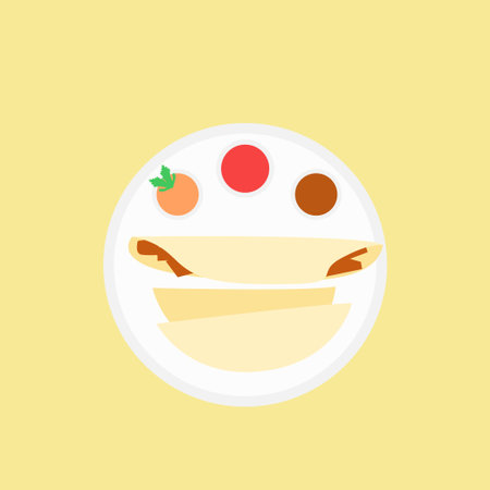 Dosa vector Indian Food. easy to edit.のイラスト素材