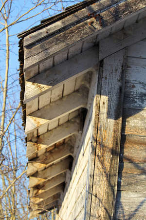 Roof Edge on an Old Abandoned Grainery.