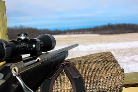 Watching the sky get darker while hunting.