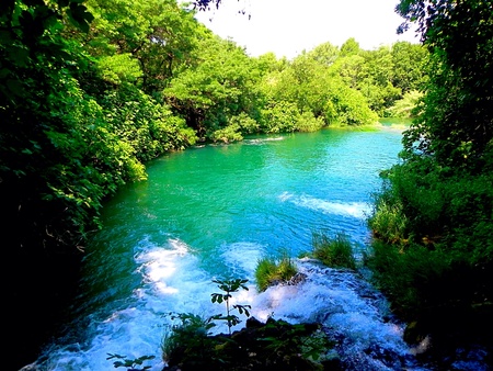 National park Krka. Croatiaの素材