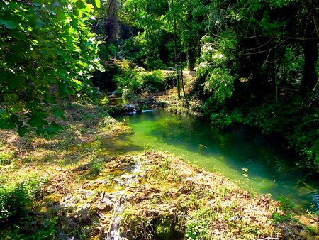 National park Krka. Croatiaの素材