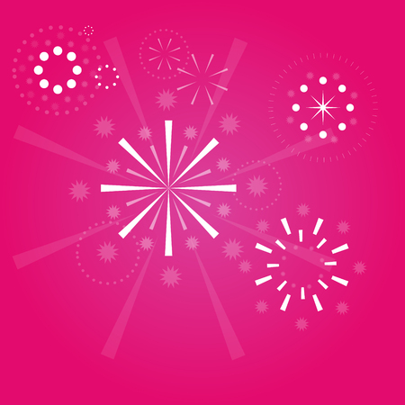 Fireworks vector backgroundのイラスト素材