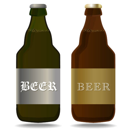 Beer bottlesのイラスト素材