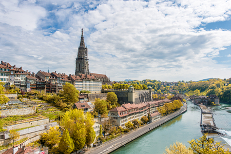 Bern, Switzerland - Image of Bern, Beautiful old town in autumn season at Bern, Switzerland. Bern is capital city of Switzerland.の写真素材