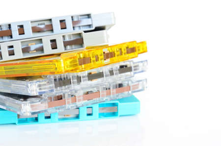 Tape Cassette analog audioの写真素材