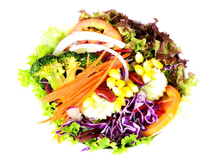 fresh vegetable salad for healthの写真素材