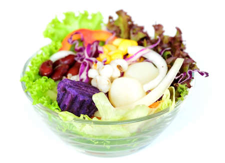 fresh vegetable salad for healthの写真素材