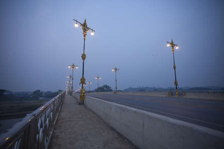 street light, morning view of Thailand street light polesの写真素材