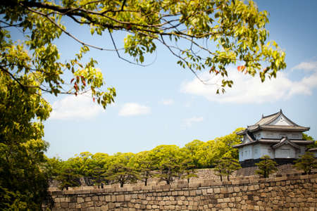 osaka castle turret, the north turret of Osaka castle, Osaka, Japanosaka castle turret, the north turret of Osaka castle, Osaka, Japanのeditorial素材