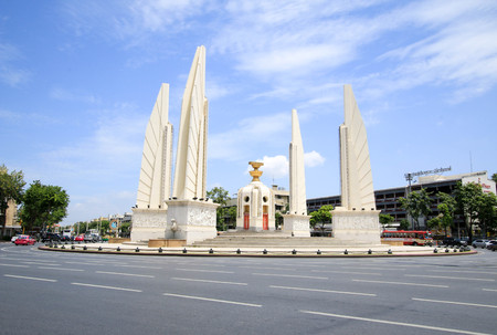 BANGKOK, THAILAND - JULY 30, 2017 : Democracy Monument, Public Monument in Centre of Bangkok.のeditorial素材